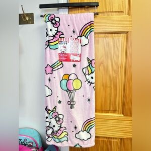 Hello kitty unicorn blanket